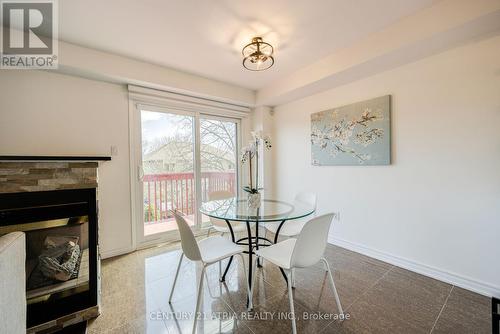 47 Rush Road, Aurora, ON - Indoor Photo Showing Dining Room With Fireplace