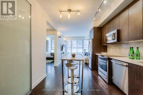 320 - 50 Bruyeres Mews, Toronto, ON - Indoor Photo Showing Kitchen With Upgraded Kitchen
