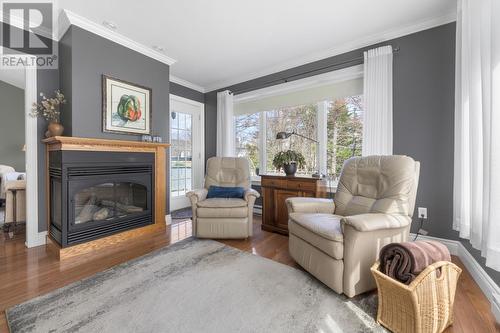 28 Brooklyn Avenue, St. John'S, NL - Indoor Photo Showing Living Room With Fireplace