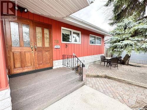 28 Hartney Bay, Weyburn, SK - Outdoor With Deck Patio Veranda With Exterior