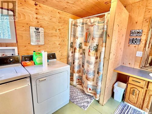 58 Chamakese Resort, Chitek Lake, Chitek Lake, SK - Indoor Photo Showing Laundry Room