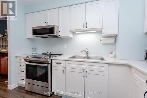 100 - 700 Osgoode Drive, London, ON - Indoor Photo Showing Kitchen With Double Sink