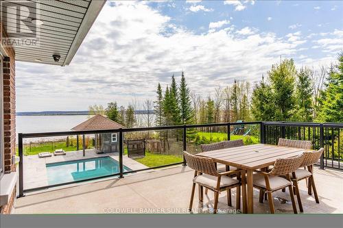 197 Balmy Beach Road, Georgian Bluffs, ON - Outdoor With In Ground Pool With Deck Patio Veranda With Exterior