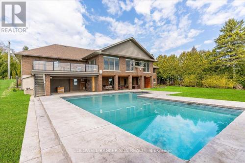 197 Balmy Beach Road, Georgian Bluffs, ON - Outdoor With In Ground Pool With Deck Patio Veranda