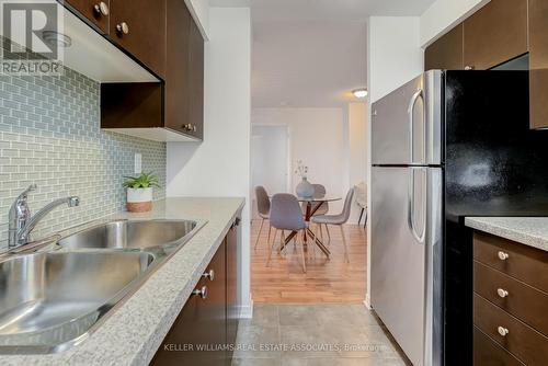 503 - 3 Michael Power Place, Toronto, ON - Indoor Photo Showing Kitchen With Double Sink