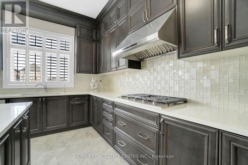 43 Longevity Road, Brampton, ON - Indoor Photo Showing Kitchen With Upgraded Kitchen