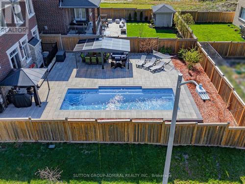 70 Bond Crescent, Richmond Hill, ON - Outdoor With Above Ground Pool With Deck Patio Veranda