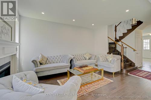 5 Clear Spring Avenue, Georgina, ON - Indoor Photo Showing Living Room With Fireplace