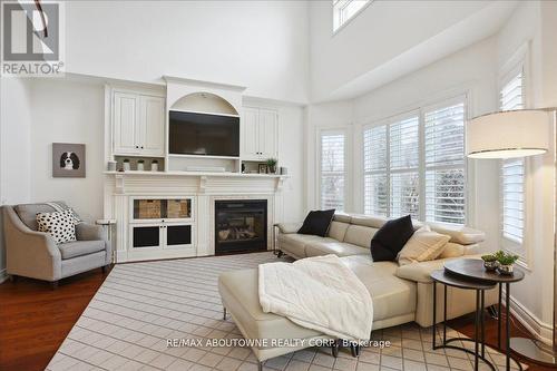 174 Tawny Crescent, Oakville, ON - Indoor Photo Showing Living Room With Fireplace