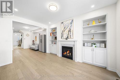 32 Coho Drive, Whitby, ON - Indoor With Fireplace