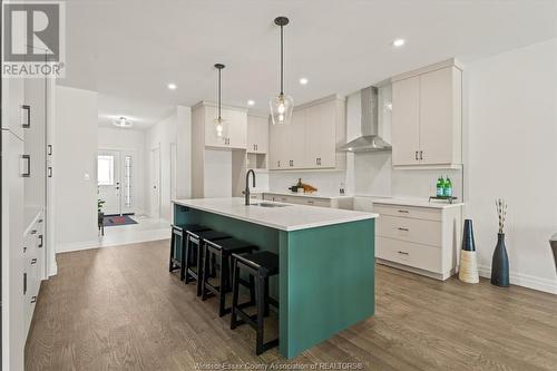 3198 Tullio Drive, Lasalle, ON - Indoor Photo Showing Kitchen With Upgraded Kitchen