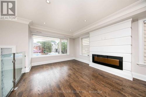 82 Cameron Avenue, Toronto, ON - Indoor Photo Showing Living Room With Fireplace