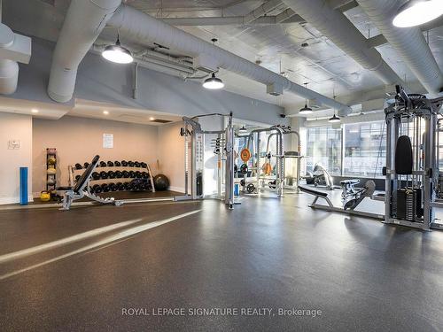 515-169 Fort York Blvd, Toronto, ON - Indoor Photo Showing Gym Room