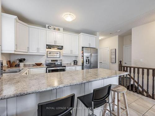 64 Pedwell St, Clarington, ON - Indoor Photo Showing Kitchen With Double Sink With Upgraded Kitchen