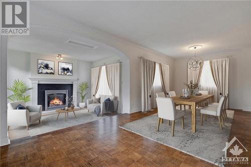 303 Blair Road, Ottawa, ON - Indoor With Fireplace