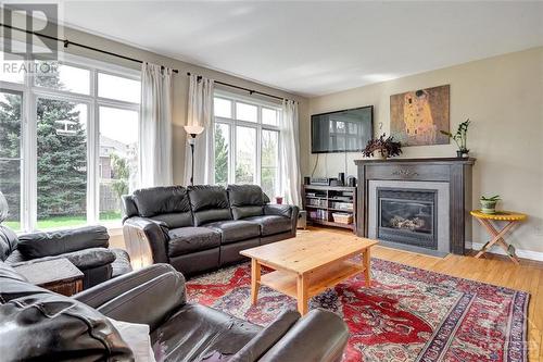 604 Puffin Court, Ottawa, ON - Indoor Photo Showing Living Room With Fireplace