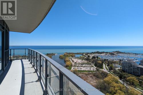 3203 - 2212 Lake Shore Boulevard W, Toronto, ON - Outdoor With Body Of Water With Balcony With View