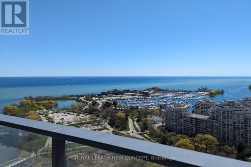 3203 - 2212 Lake Shore Boulevard W, Toronto, ON - Outdoor With Body Of Water With Balcony With View