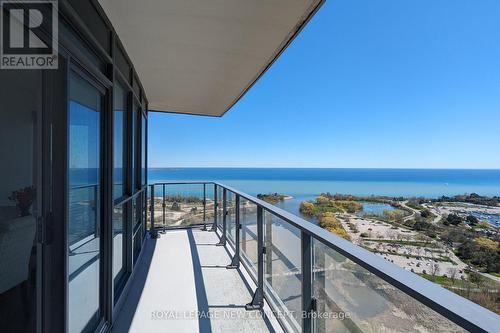 3203 - 2212 Lake Shore Boulevard W, Toronto, ON - Outdoor With Body Of Water With Balcony With View With Exterior