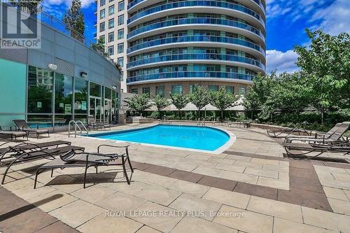 1103 - 90 Absolute Avenue, Mississauga, ON - Outdoor With In Ground Pool