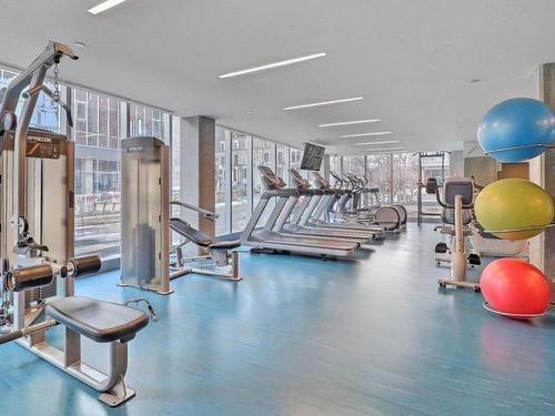 Exercise room - 806-1400 Boul. René-Lévesque O., Montréal (Ville-Marie), QC - Indoor Photo Showing Gym Room