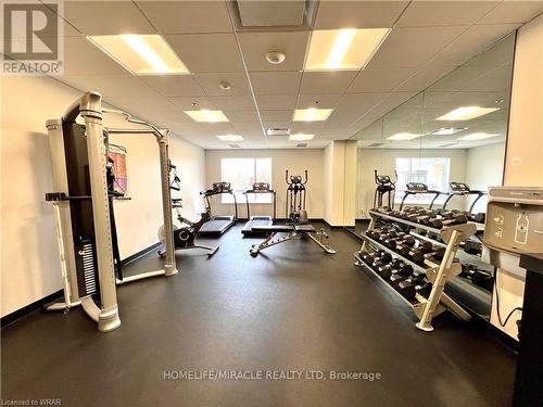 506 - 243 Northfield Drive E, Waterloo, ON - Indoor Photo Showing Gym Room