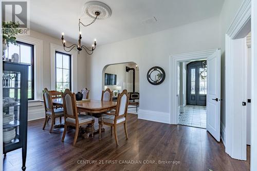 11734 Petty Street, North Middlesex, ON - Indoor Photo Showing Dining Room