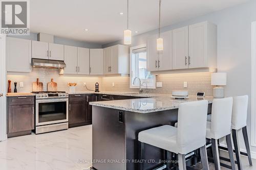 74 Stafford Street, Centre Wellington, ON - Indoor Photo Showing Kitchen With Upgraded Kitchen