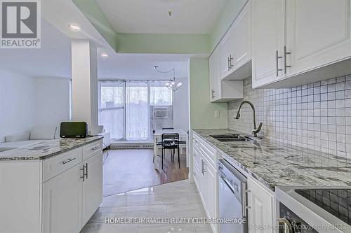 1108 - 1968 Main Street W, Hamilton, ON - Indoor Photo Showing Kitchen With Double Sink With Upgraded Kitchen