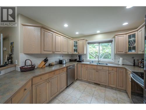 310 Spruce Avenue, Kaleden, BC - Indoor Photo Showing Kitchen With Double Sink
