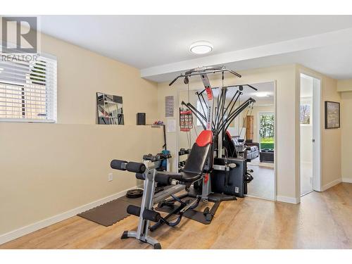 11220 Cemetery Road, Lake Country, BC - Indoor Photo Showing Gym Room