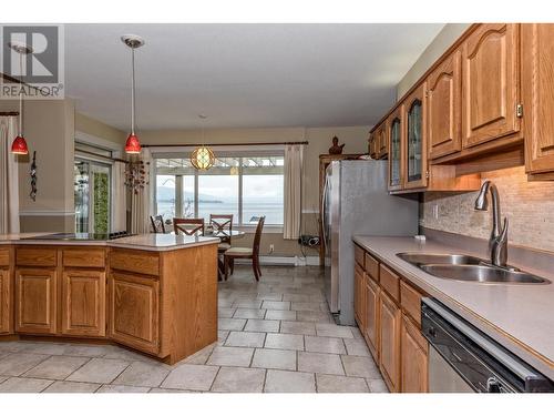 9739 Delcliffe Road, Vernon, BC - Indoor Photo Showing Kitchen With Double Sink