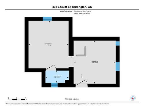 unit 2 floor plan - 492 Locust Street, Burlington, ON - Other