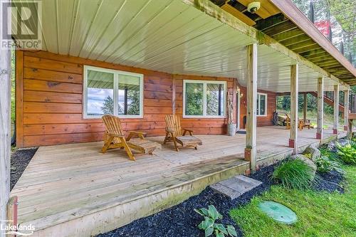 2179 Pickerel & Jack Lake Road, Burk'S Falls, ON - Outdoor With Deck Patio Veranda With Exterior
