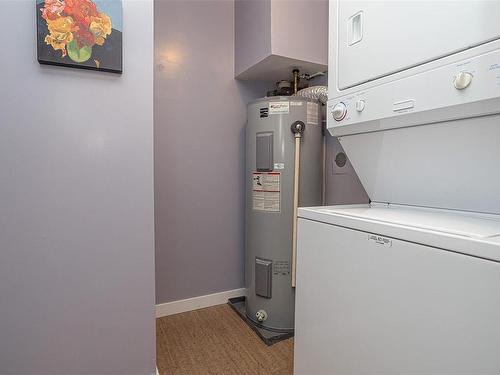 101-1252 Pandora Ave, Victoria, BC - Indoor Photo Showing Laundry Room