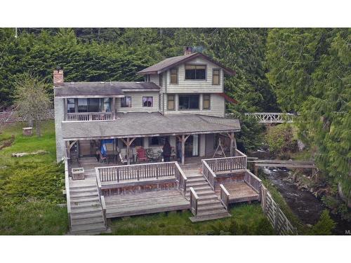 969 Whaletown Rd, Cortes Island, BC - Outdoor With Deck Patio Veranda