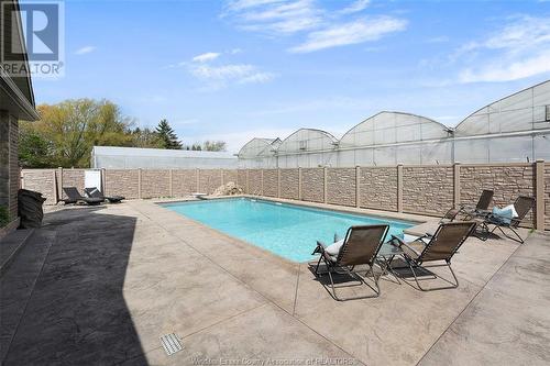 1027 Mersea Road 2, Leamington, ON - Outdoor With In Ground Pool
