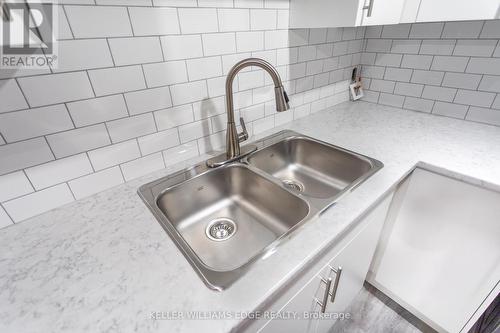 136 Gage Avenue S, Hamilton, ON - Indoor Photo Showing Kitchen With Double Sink