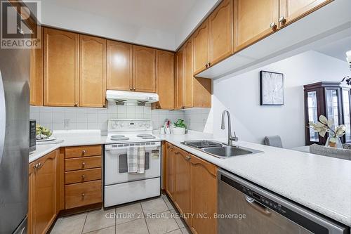 115 - 8 Mondeo Drive, Toronto (Dorset Park), ON - Indoor Photo Showing Kitchen With Double Sink