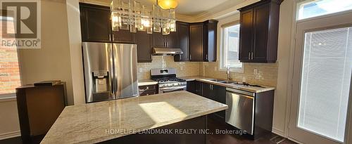 304 Trudeau Drive, Milton, ON - Indoor Photo Showing Kitchen With Double Sink