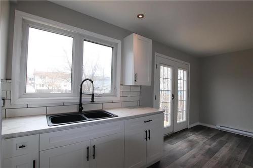 370 Keewatin Street, The Pas, MB - Indoor Photo Showing Kitchen With Double Sink