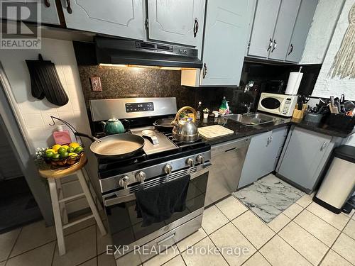 15 Victoria Avenue E, Toronto (Weston), ON - Indoor Photo Showing Kitchen With Double Sink