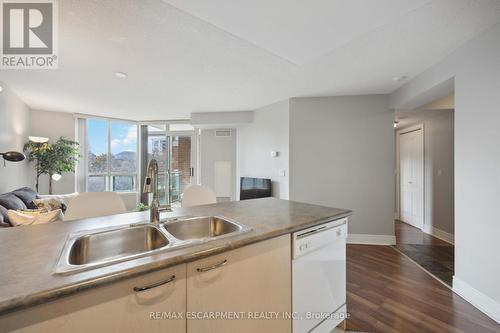 201 - 62 Suncrest Boulevard, Markham, ON - Indoor Photo Showing Kitchen With Double Sink