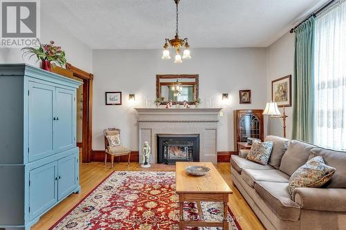 1060 Gore Street, Smith-Ennismore-Lakefield, ON - Indoor Photo Showing Living Room With Fireplace