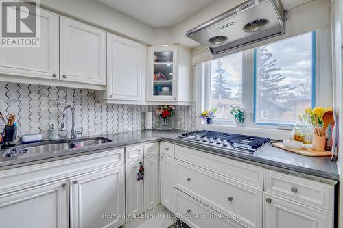 156 Ontario Street S, Milton, ON - Indoor Photo Showing Kitchen With Double Sink