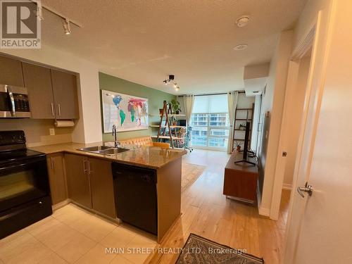 1803 - 12 Yonge Street, Toronto, ON - Indoor Photo Showing Kitchen With Double Sink