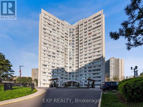 1010 - 3695 Kaneff Crescent, Mississauga, ON - Outdoor With Facade