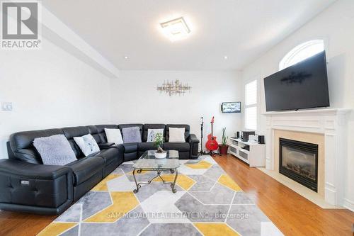 21 Frobischer Drive, Brampton, ON - Indoor Photo Showing Living Room With Fireplace