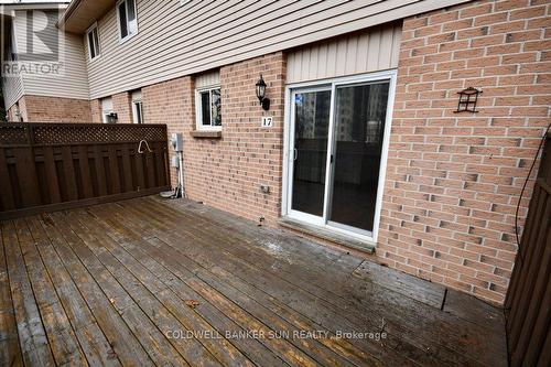 17 - 160 Conway Drive, London, ON - Outdoor With Deck Patio Veranda With Exterior