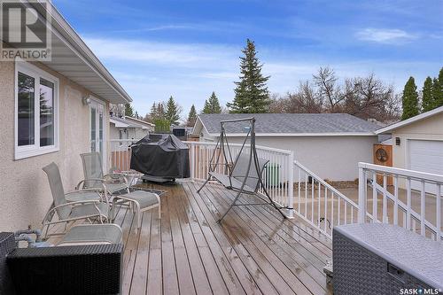 34 Markwell Drive, Regina, SK - Outdoor With Deck Patio Veranda With Exterior